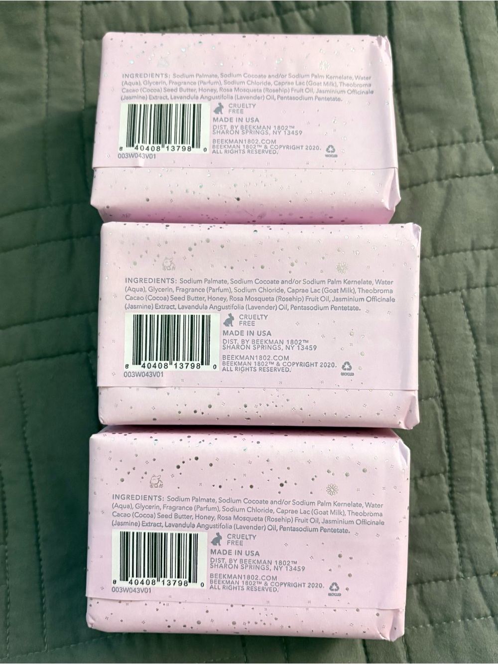 Beekman 1802 Goat Milk Soap Spring Blossom 9 oz - Lot Of 3 New. - Picture 4 of 6